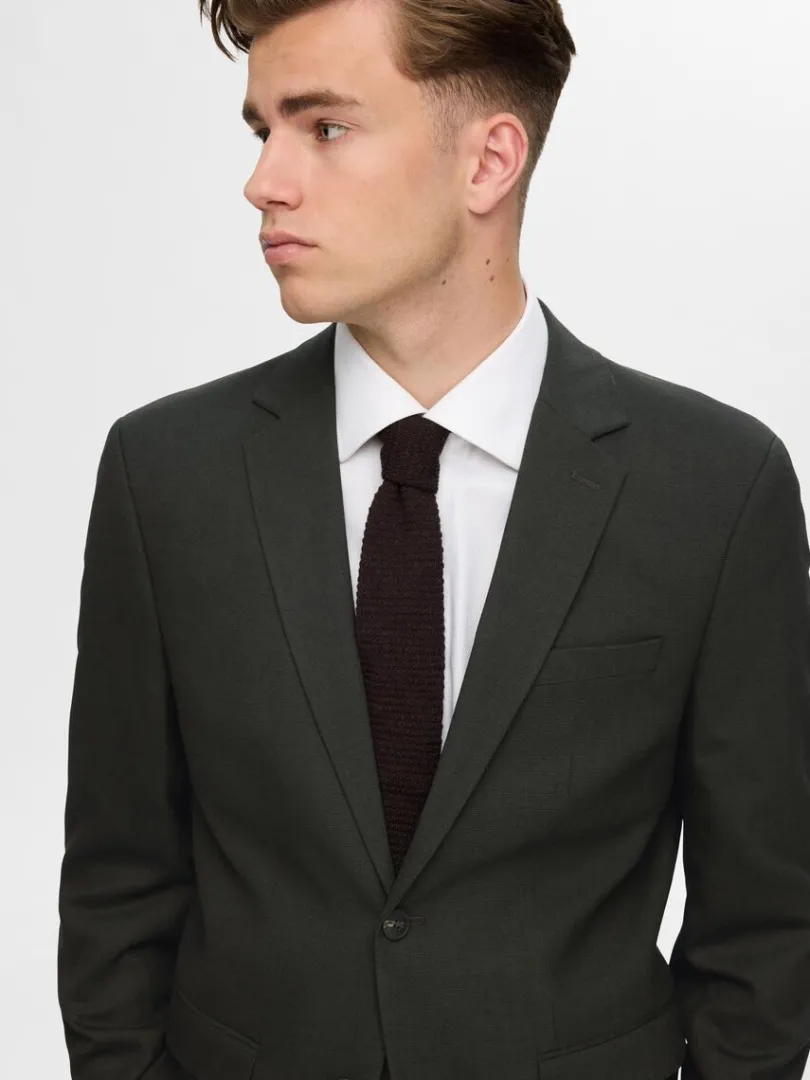 vvet_blazer_2.webp Jakkesæt & Blazers>SELECTED VÆVET BLAZER Green