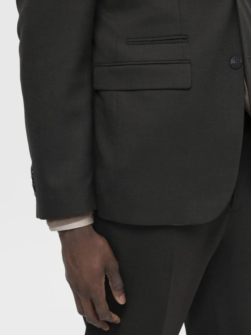 vvet_blazer_5-1.webp Jakkesæt & Blazers>SELECTED VÆVET BLAZER Green