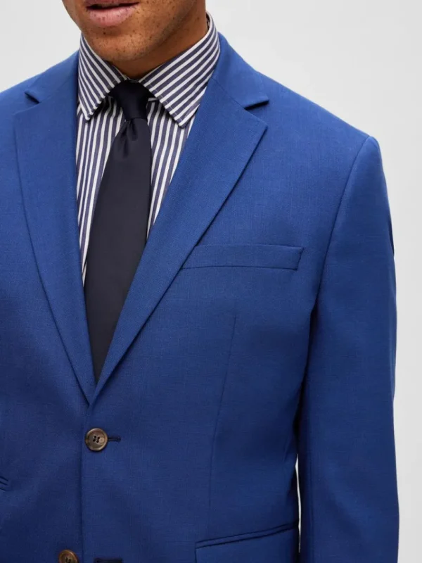 Jakkesæt & Blazers>SELECTED VÆVET BLAZER Blue