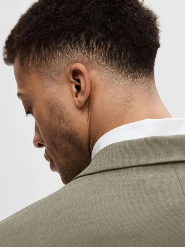 Jakkesæt & Blazers>SELECTED VÆVET BLAZER Green