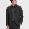 Jakkesæt & Blazers>SELECTED VÆVET SLIM FIT BLAZER Grey