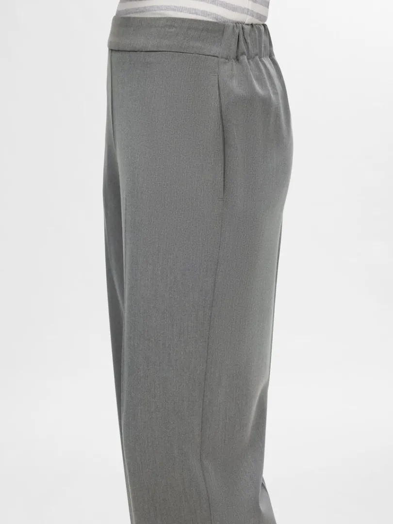 wide_fit_bukser_3-2.webp Bukser | Jakkesæt & Blazers>SELECTED WIDE FIT BUKSER Grey
