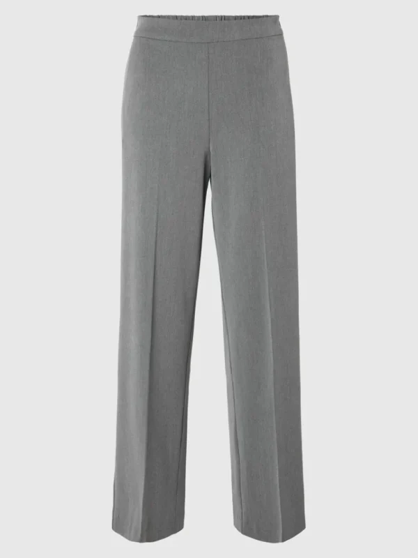 Bukser | Jakkesæt & Blazers>SELECTED WIDE FIT BUKSER Grey