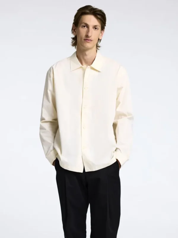 Overtøj | Skjorter>SELECTED 100% BOMULD OVERSHIRT Beige