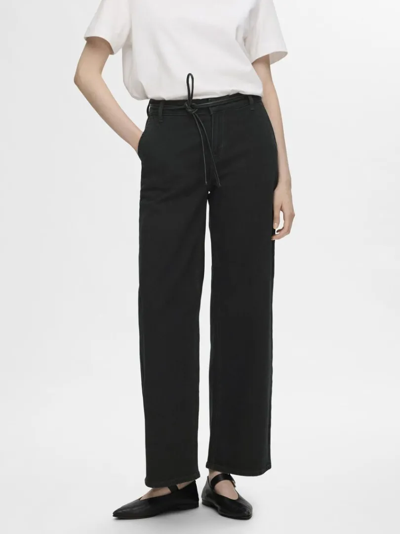 mellemhj_talje_wide_fit__0.webp Jeans>SELECTED - MELLEMHØJ TALJE WIDE FIT JEANS Black