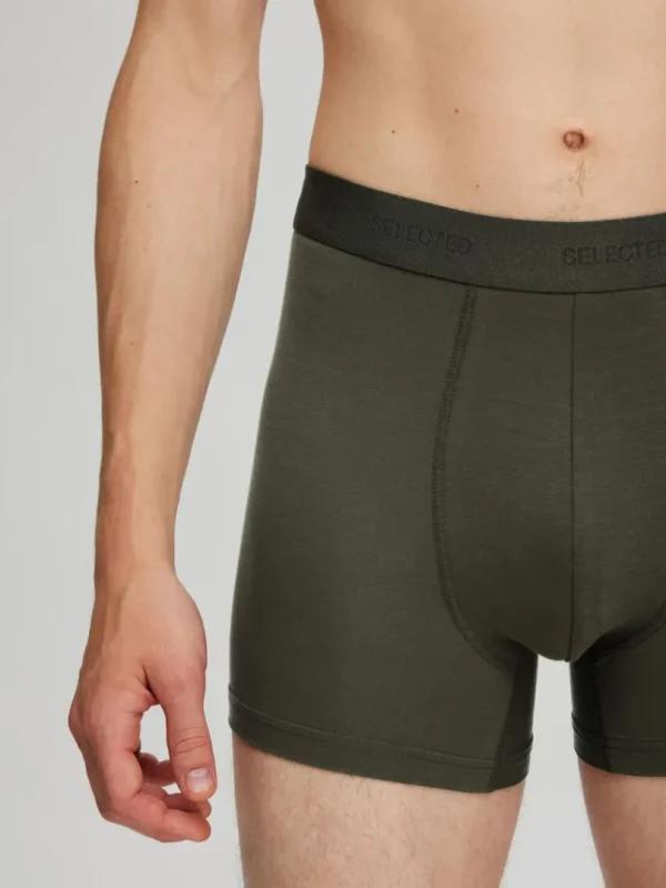 Undertøj>SELECTED 3-PAK BOXERSHORTS Green