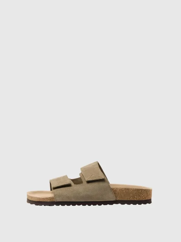 Sko>SELECTED RUSKIND SANDALER Green