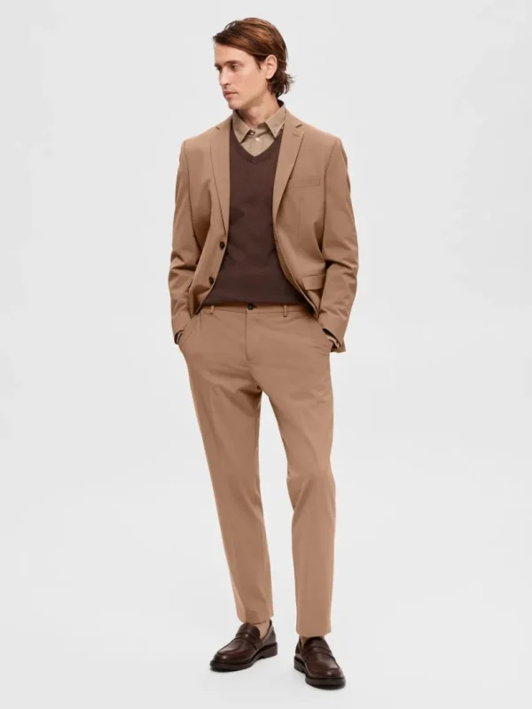 Bukser | Jakkesæt & Blazers>SELECTED 175 SLIM FIT BUKSER Brown