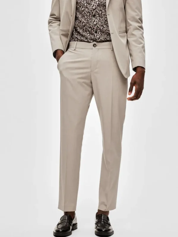 Bukser | Jakkesæt & Blazers>SELECTED 175 SLIM FIT BUKSER Beige