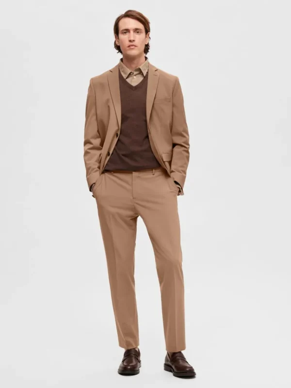 Bukser | Jakkesæt & Blazers>SELECTED 175 SLIM FIT BUKSER Brown