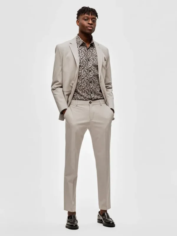 Bukser | Jakkesæt & Blazers>SELECTED 175 SLIM FIT BUKSER Beige